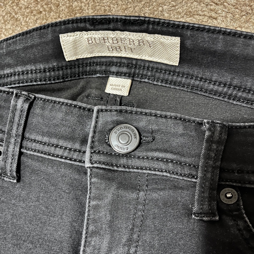 Authentic Burberry Black Jeans